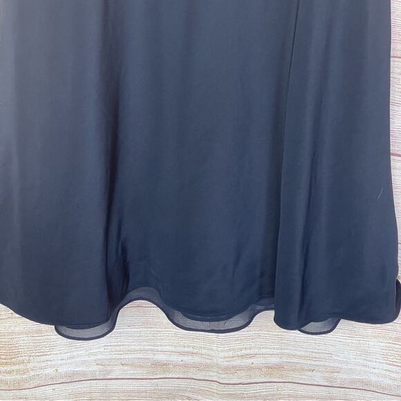 100% Silk Sleeveless Fit & Flare Dress - Picture 7 of 8